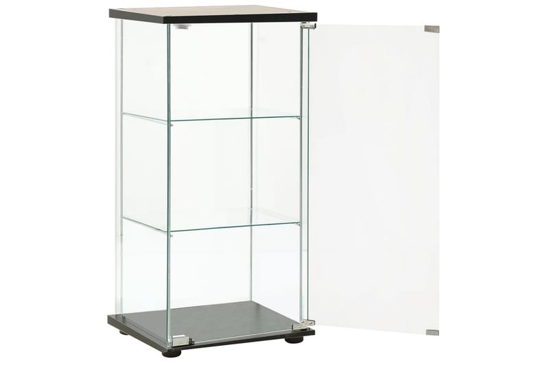 Förvaringsskåp härdat glas svart - Svart - Förvaring - Förvaringsmöbler - Byrå