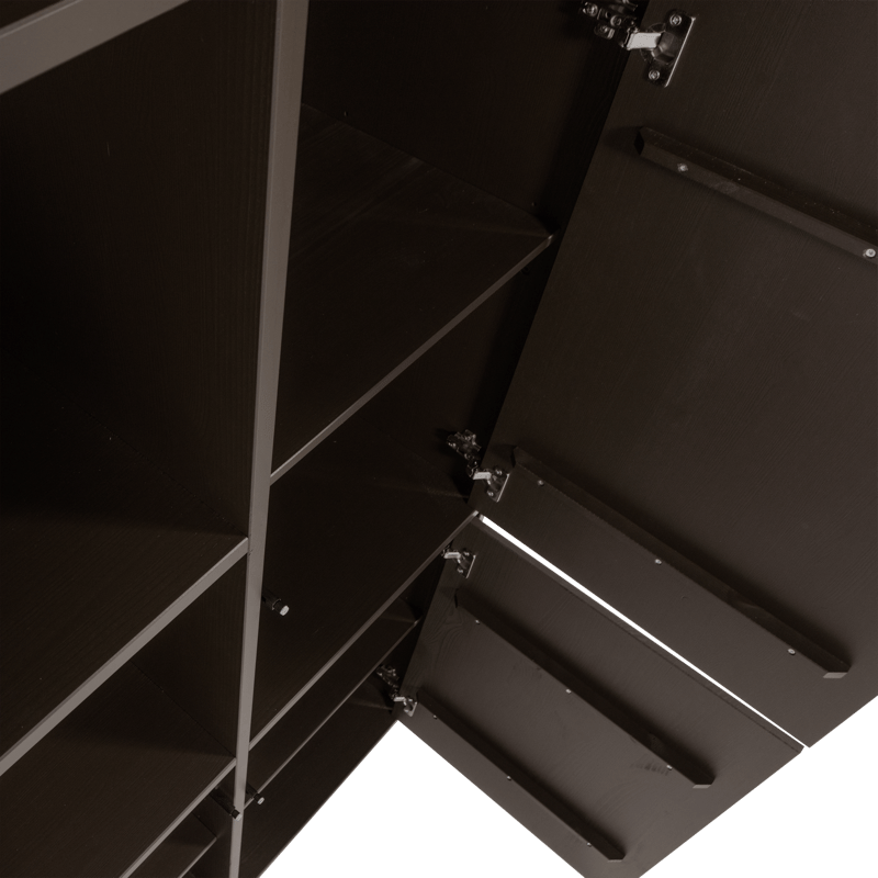 Förvaringsskåp Meggy 215 cm - Mellanbrun - Förvaring - Förvaringsmöbler - Byrå