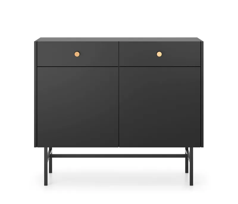 Francisca Byrå 104 cm - Svart - Förvaring - Förvaringsmöbler - Byrå