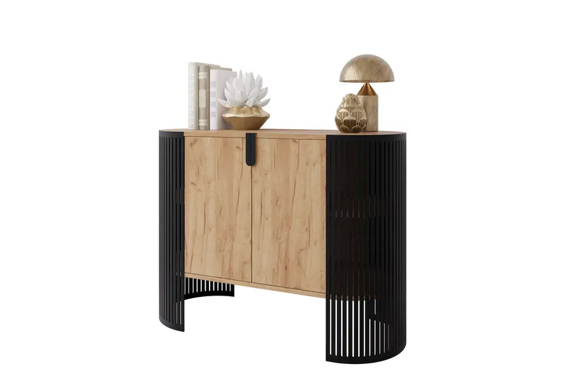 Friend Skänk 120x40 cm - Svart/Brun - Förvaring - Förvaringsmöbler - Skänkar & sideboards