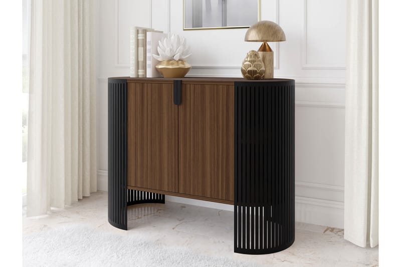 Friend Skänk 120x40 cm - Svart/Brun - Förvaring - Förvaringsmöbler - Skänkar & sideboards