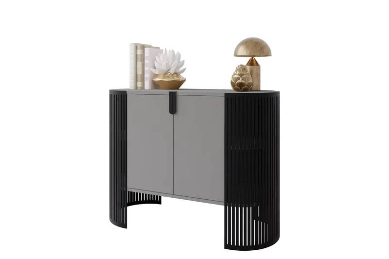 Friend Skänk 120x40 cm - Svart/Grå - Förvaring - Förvaringsmöbler - Skänkar & sideboards