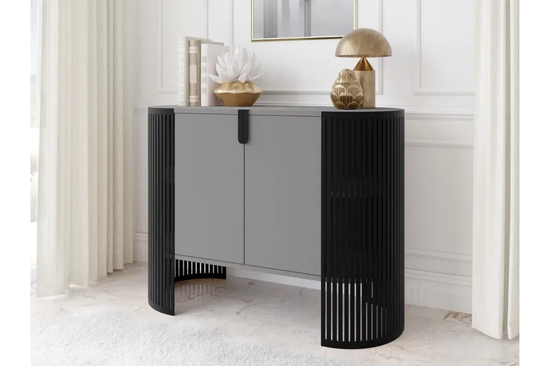 Friend Skänk 120x40 cm - Svart/Grå - Förvaring - Förvaringsmöbler - Skänkar & sideboards