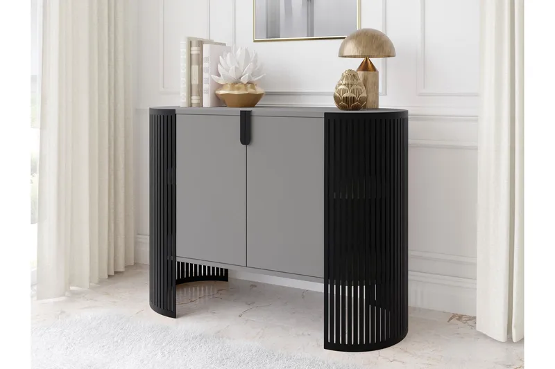 Friend Skänk 120x40 cm - Svart/Grå - Förvaring - Förvaringsmöbler - Skänkar & sideboards