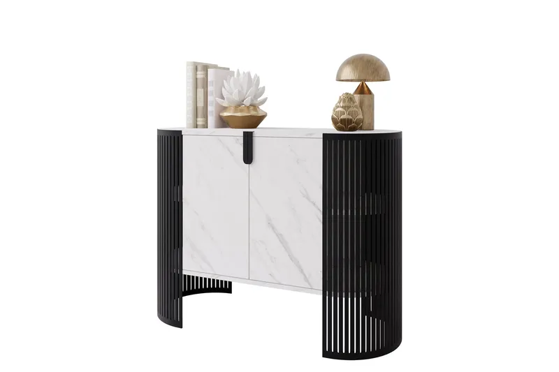 Friend Skänk 120x40 cm - Svart/Vit - Förvaring - Förvaringsmöbler - Skänkar & sideboards