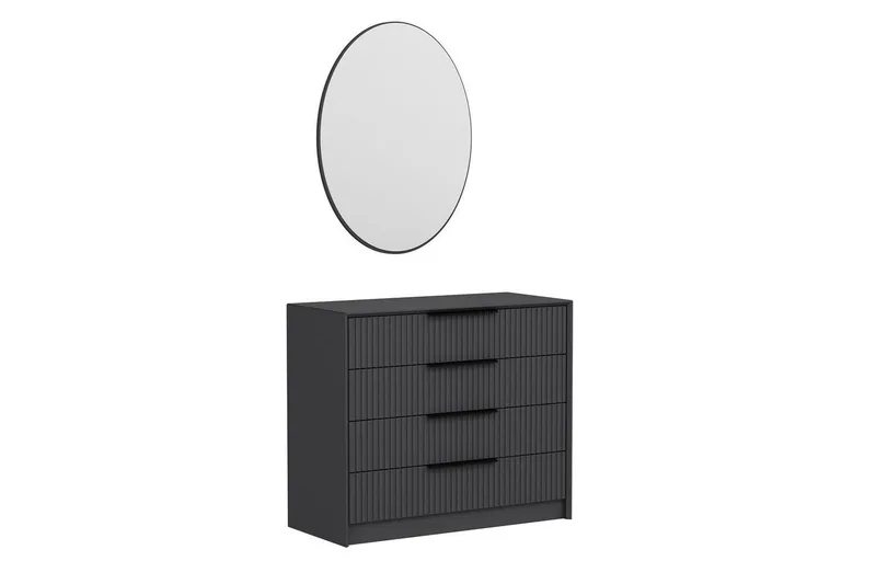 Fruitland Hörnbyrå 100 cm, Antracit