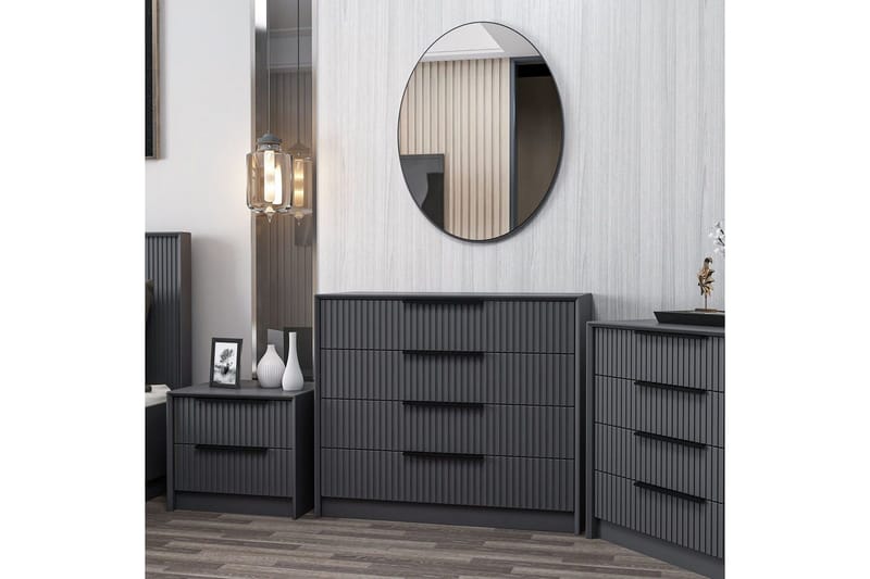 Fruitland Hörnbyrå 100 cm - Antracit - Förvaring - Förvaringsmöbler - Byrå