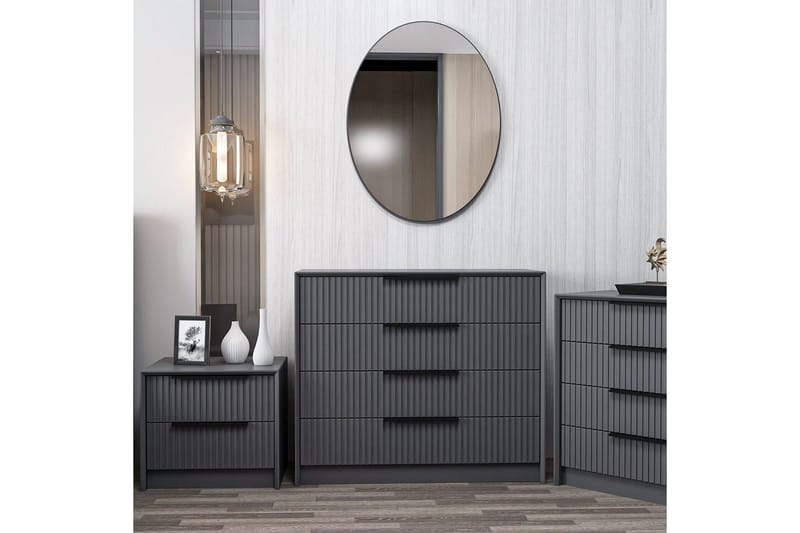 Fruitland Hörnbyrå 100 cm - Antracit - Förvaring - Förvaringsmöbler - Byrå