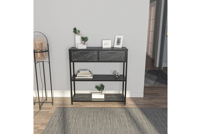 Fynlor Byrå 90 cm - Svart/Vit - Förvaring - Förvaringsmöbler - Byrå