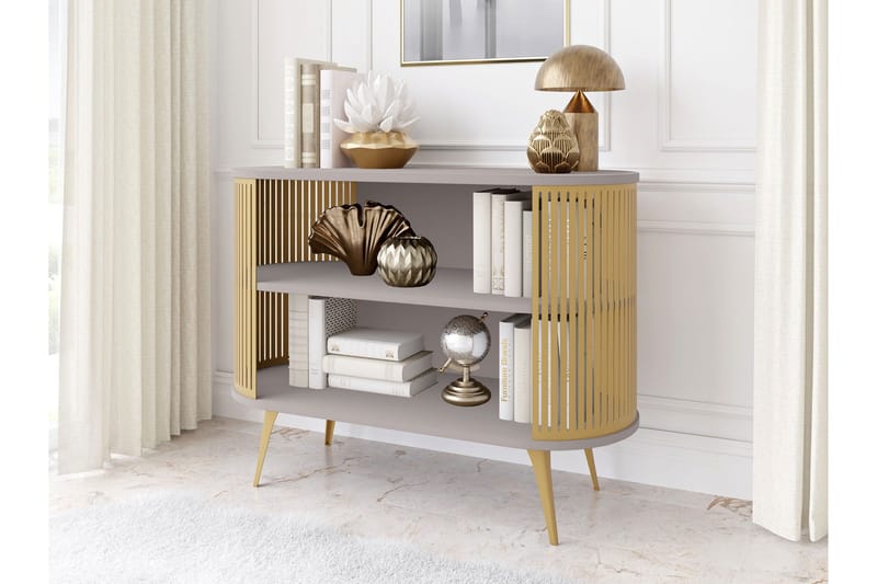 Galia Skänk 120x40 cm - Guld/Beige - Förvaring - Förvaringsmöbler - Skänkar & sideboards