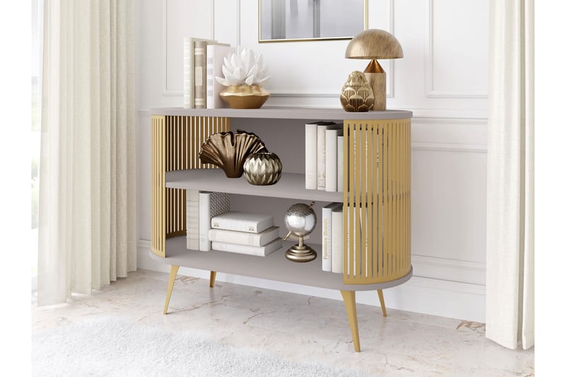 Galia Skänk 120x40 cm - Guld/Beige - Förvaring - Förvaringsmöbler - Skänkar & sideboards