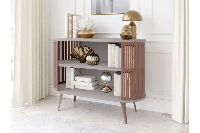 Galia Skänk 120x40 cm - Rosa/Grå - Förvaring - Förvaringsmöbler - Skänkar & sideboards