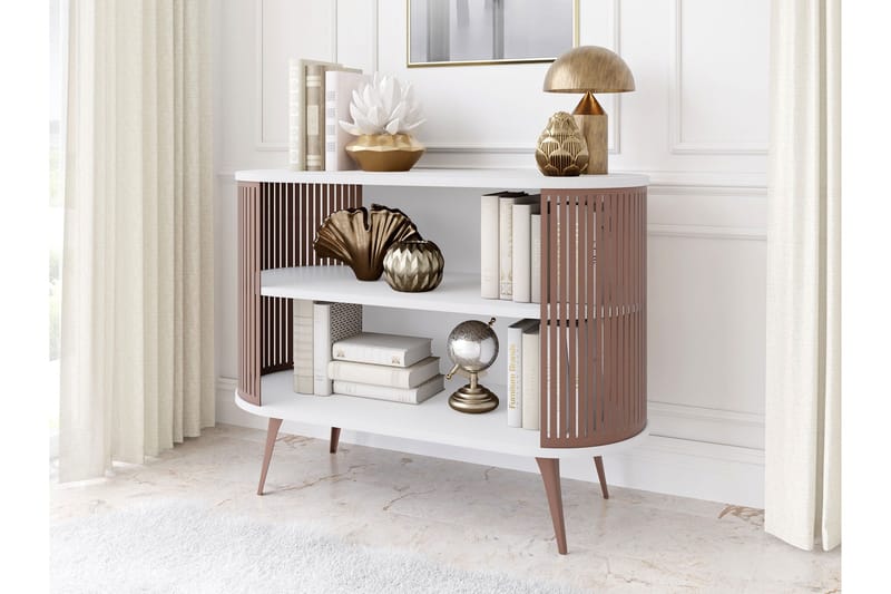 Galia Skänk 120x40 cm - Rosa/Vit - Förvaring - Förvaringsmöbler - Skänkar & sideboards