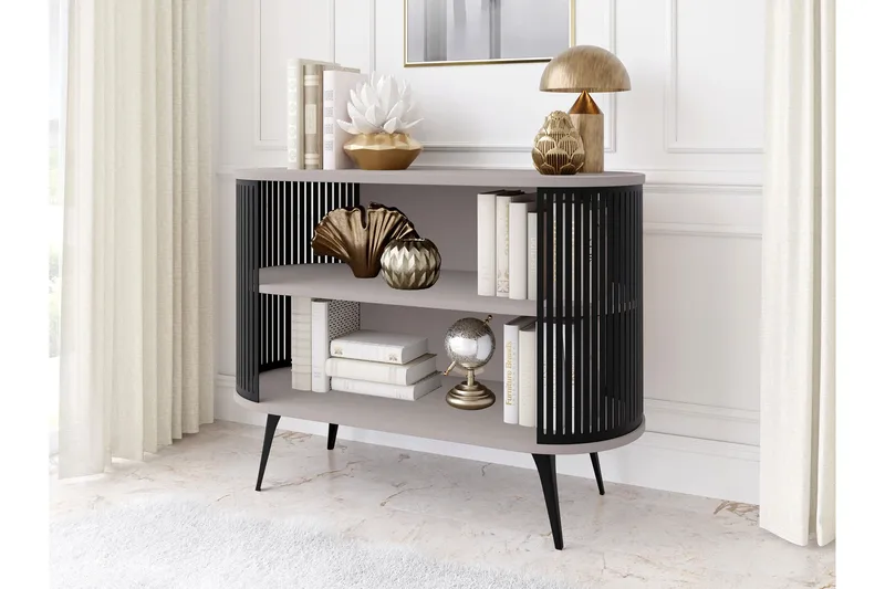 Galia Skänk 120x40 cm - Svart/Beige - Förvaring - Förvaringsmöbler - Skänkar & sideboards