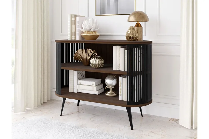 Galia Skänk 120x40 cm - Svart/Brun - Förvaring - Förvaringsmöbler - Skänkar & sideboards