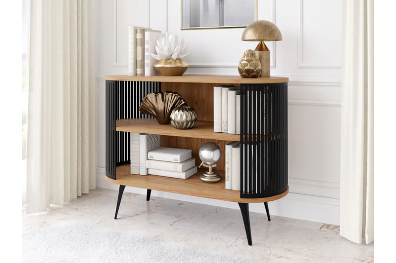 Galia Skänk 120x40 cm - Svart/Brun - Förvaring - Förvaringsmöbler - Skänkar & sideboards