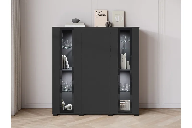 Gamal Highboard - Brun/Vit - Förvaring - Förvaringsmöbler - Byrå