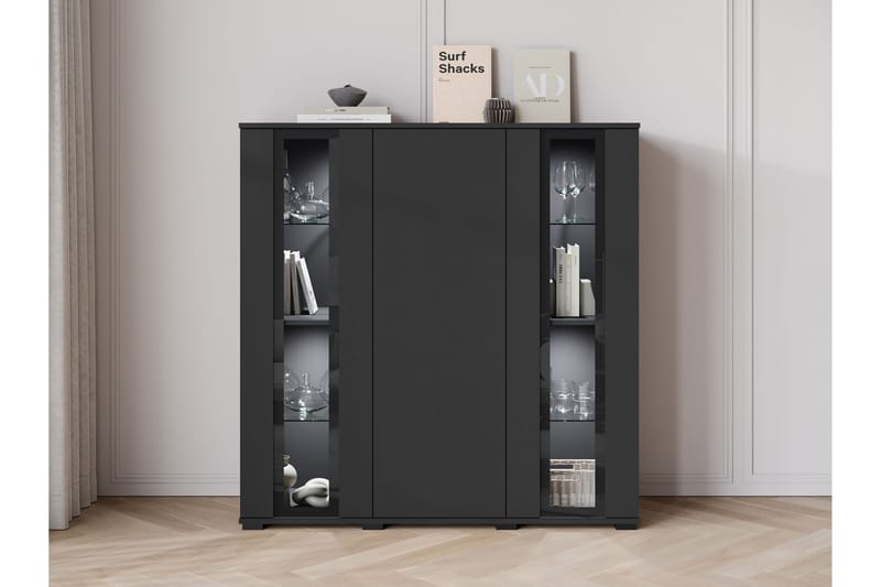 Gamal Highboard - Brun/Vit - Förvaring - Förvaringsmöbler - Byrå