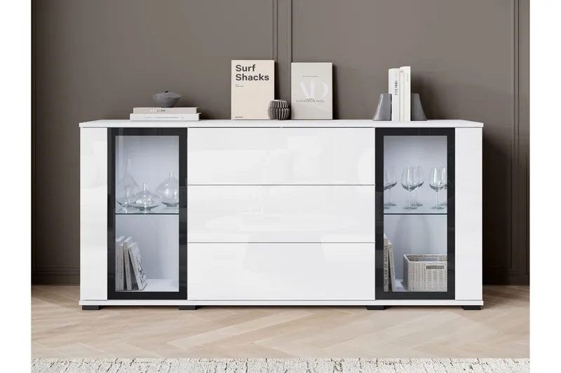 Gamal Skänk 150x40 cm, Brun