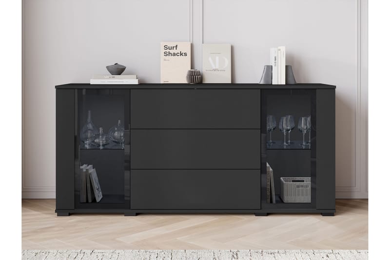 Gamal Skänk 150x40 cm - Brun - Förvaring - Förvaringsmöbler - Skänkar & sideboards