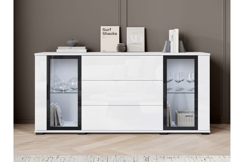 Gamal Skänk 150x40 cm - Brun - Förvaring - Förvaringsmöbler - Skänkar & sideboards