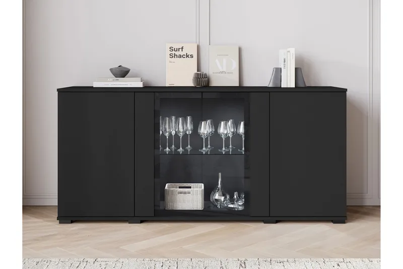 Gamal Skänk 150x40 cm - Brun - Förvaring - Förvaringsmöbler - Skänkar & sideboards