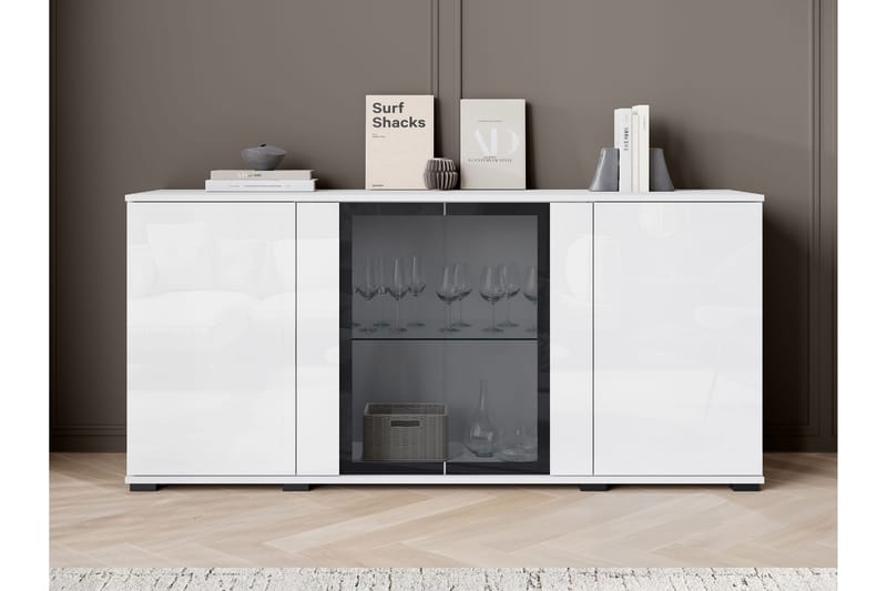 Gamal Skänk 150x40 cm - Svart - Förvaring - Förvaringsmöbler - Skänkar & sideboards