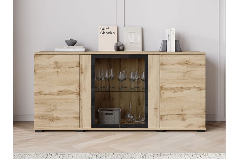 Gamal Skänk 150x40 cm - Vit - Förvaring - Förvaringsmöbler - Skänkar & sideboards