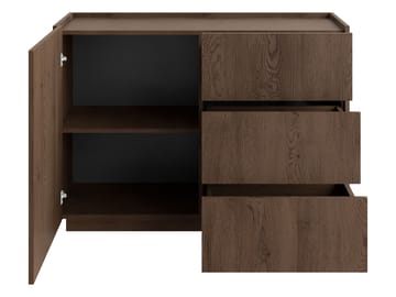 Glenor Skänk 100x75 cm - Baltic Storm - Förvaring - Förvaringsmöbler - Skänkar & sideboards