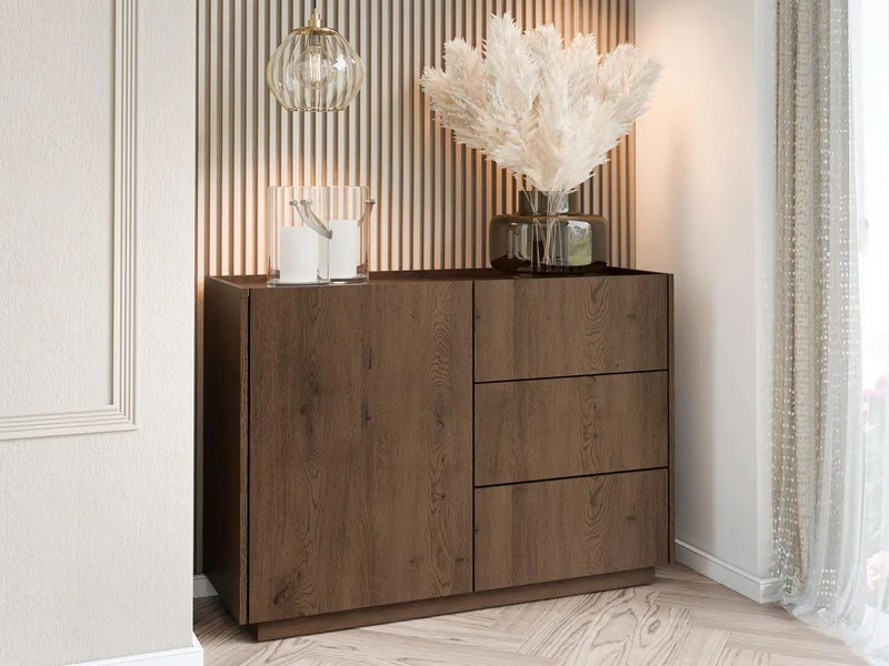 Glenor Skänk 100x75 cm - Baltic Storm - Förvaring - Förvaringsmöbler - Skänkar & sideboards