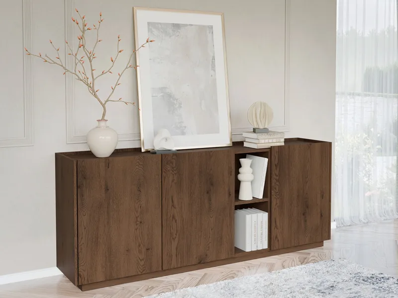 Glenor Skänk 200x75 cm - Baltic Storm - Förvaring - Förvaringsmöbler - Skänkar & sideboards