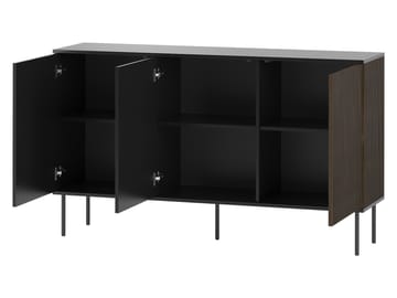 Gravendal Skänk 151x88 cm - Svart, valnöt - Förvaring - Förvaringsmöbler - Skänkar & sideboards