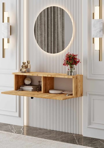 Grynor Sideboard 90x26x22 cm - Atlantic Pine - Förvaring - Förvaringsmöbler - Skänkar & sideboards