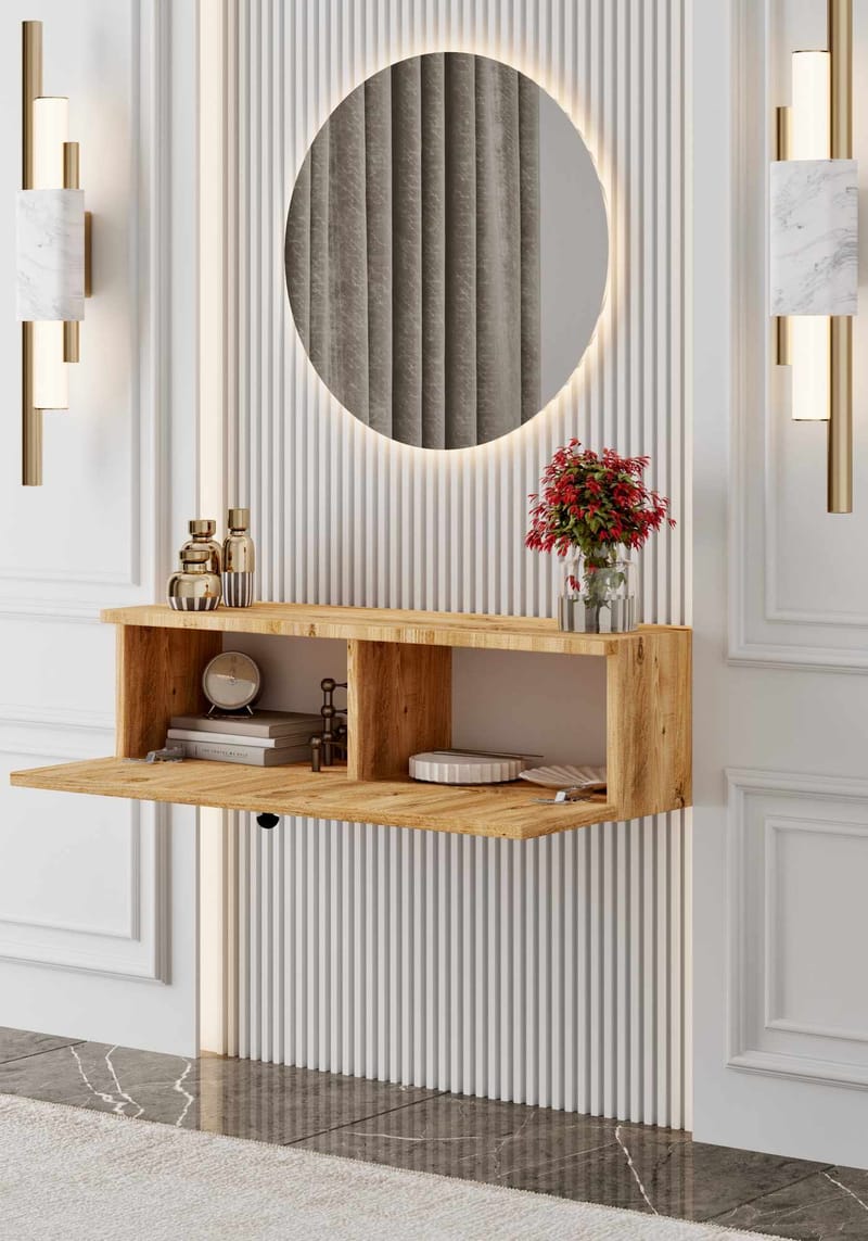 Grynor Sideboard 90x26x22 cm - Atlantic Pine - Förvaring - Förvaringsmöbler - Skänkar & sideboards