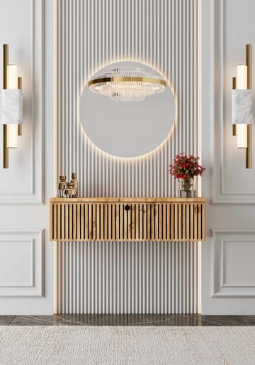 Grynor Sideboard 90x26x22 cm - Atlantic Pine - Förvaring - Förvaringsmöbler - Skänkar & sideboards