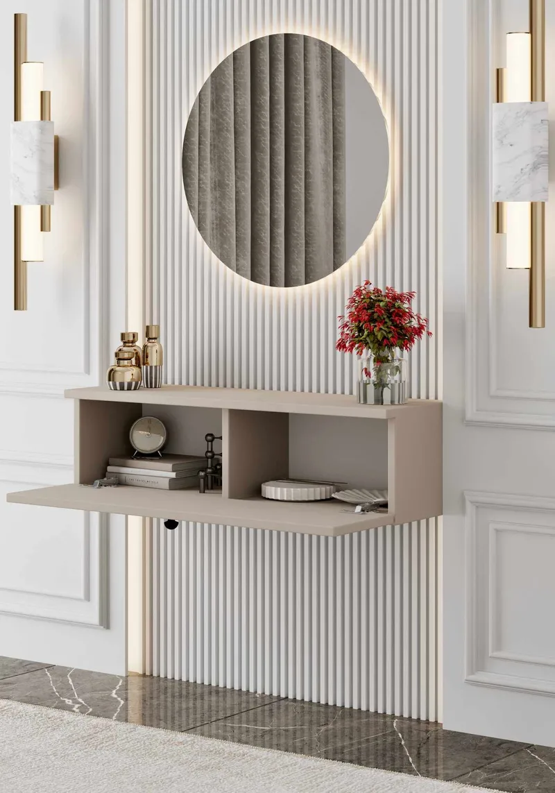 Grynor Sideboard 90x26x22 cm - Sandstone - Förvaring - Förvaringsmöbler - Skänkar & sideboards