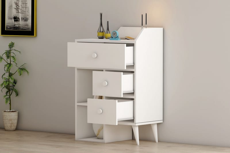 HAFING Byrå 64x94,6 cm Vit - Förvaring - Förvaringsmöbler - Byrå