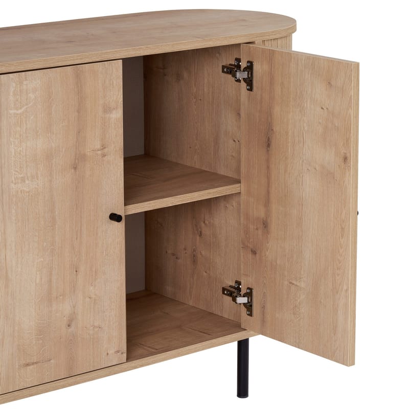 Haulover Konsolbord 180 cm - Sapphire Oak/Svart - Förvaring - Förvaringsmöbler - Skänkar & sideboards