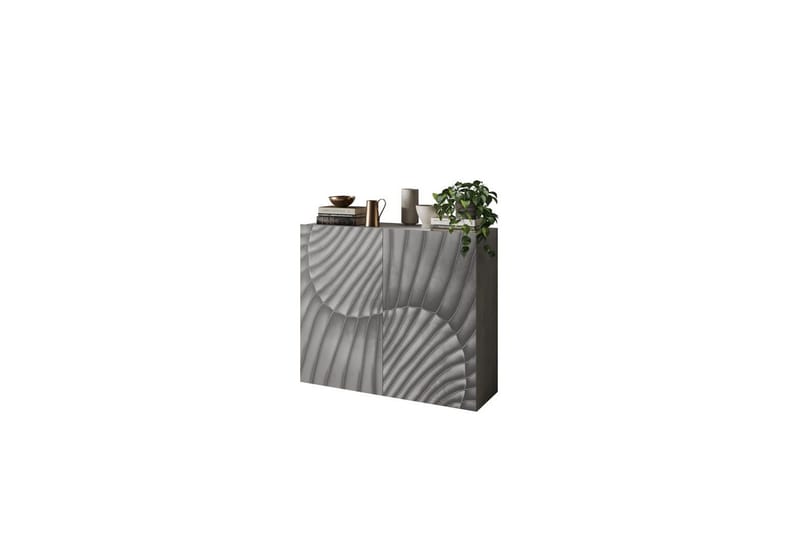 Hawell Högskåp 121 cm - Grå - Förvaring - Förvaringsmöbler - Byrå