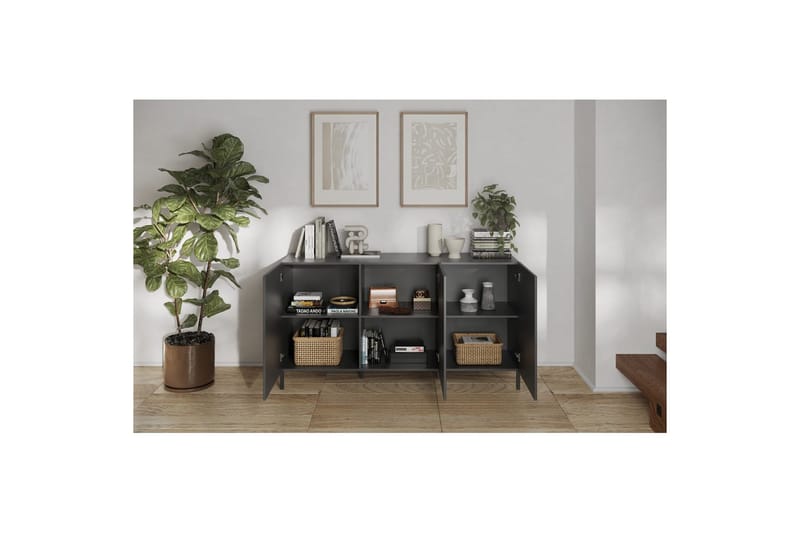 Hawell Skänk 181 cm - Mörkgrå - Förvaring - Förvaringsmöbler - Skänkar & sideboards
