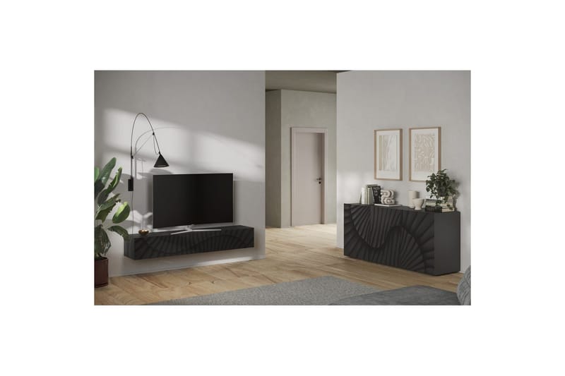 Hawell Skänk 181 cm - Mörkgrå - Förvaring - Förvaringsmöbler - Skänkar & sideboards