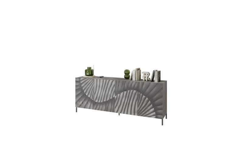 Hawell Skänk 241 cm - Grå - Förvaring - Förvaringsmöbler - Skänkar & sideboards