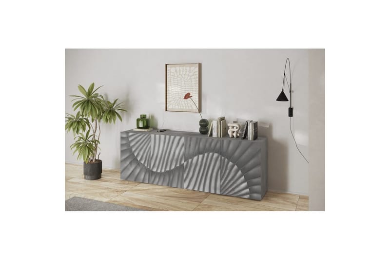 Hawell Skänk 241 cm - Grå - Förvaring - Förvaringsmöbler - Skänkar & sideboards