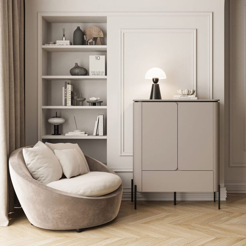 Högskåp Bello 2 Dörrar 1 Låda - Förvaring - Förvaringsmöbler - Byrå