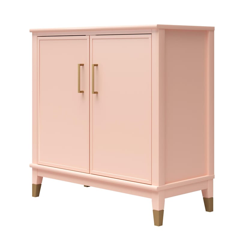 Högskåp Westerleigh Blekt Rosa - Blekt Rosa - Förvaring - Förvaringsmöbler - Byrå