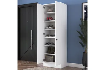 Hooda Highboard 59,8x182,8 cm Vit - Hanah Home - Förvaring - Förvaringsmöbler - Byrå
