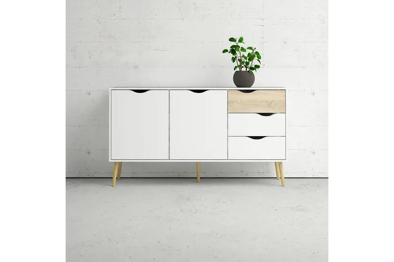 Hostafranc Skänk 147,2x39,1 cm - Natur - Förvaring - Förvaringsmöbler - Skänkar & sideboards
