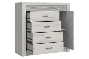 Indianapolis Skänk 109x42x104 cm - Mörk ask - Förvaring - Förvaringsmöbler - Skänkar & sideboards