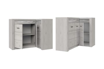 Indianapolis Skänk 131x42x104 cm - Mörk ask - Förvaring - Förvaringsmöbler - Skänkar & sideboards