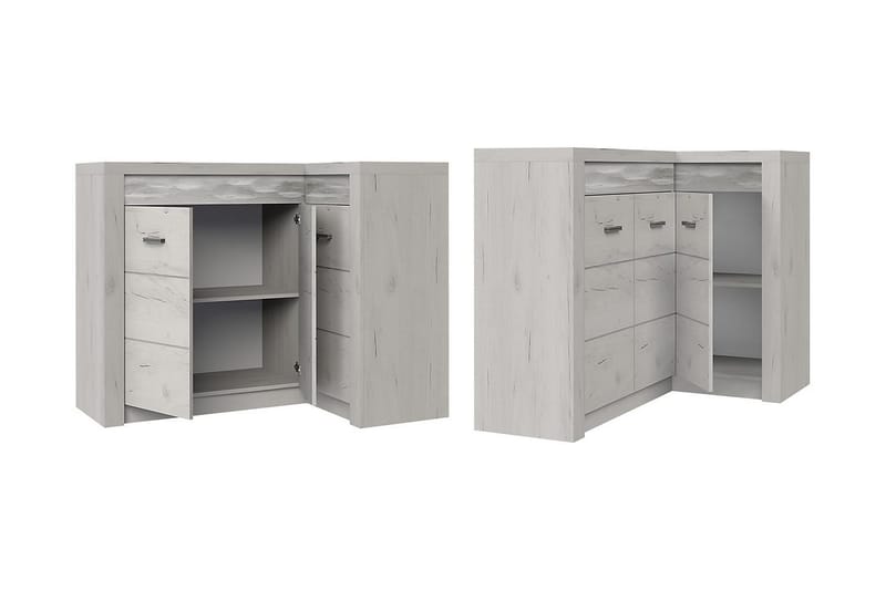 Indianapolis Skänk 131x42x104 cm - Mörk ask - Förvaring - Förvaringsmöbler - Skänkar & sideboards